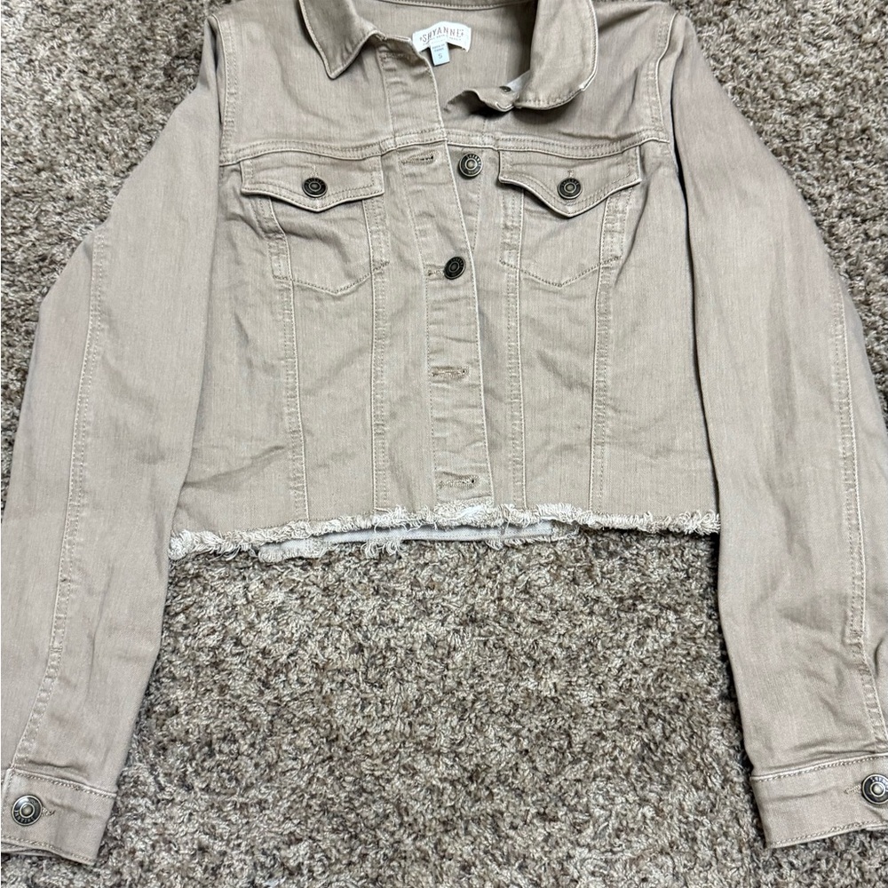 Shyanne Light Brown Denim Jacket